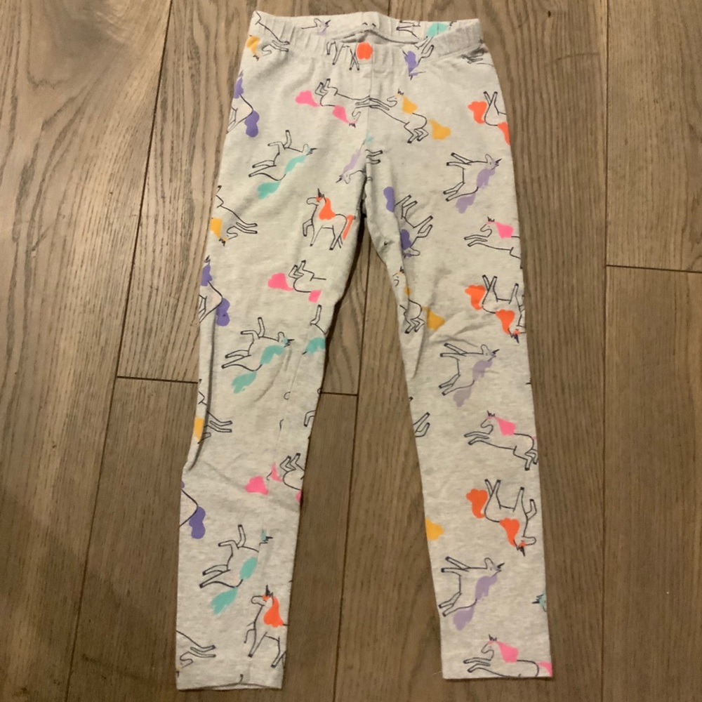 Like New ~ Adorable unicorn girl leggings